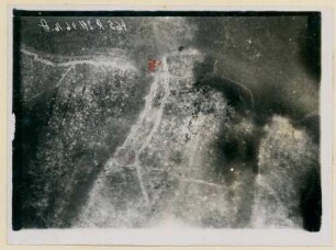 Foto von Stellungen im Kettengraben (Luftbild)