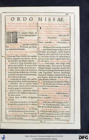 Ordo Missae.