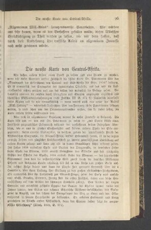 Die neuste Karte von Central-Afrika
