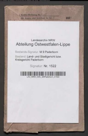 Erblasser: Foerster, Joseph: