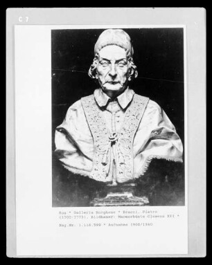 Marmorbüste Clemens XII
