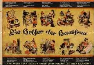 Werbeblatt für Putzmittel