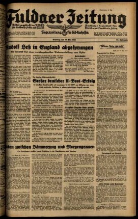 Ausgabe vom Dienstag, den 13. Mai 1941.