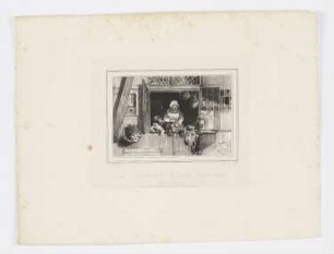 La cuisinière, Blatt 3 der Folge "Album mit zwölf Zeichnungen"