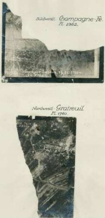 Fotos des Geländes südwestlich der Champagne-Ferme und nordwestlich von Gratreuil (Luftbilder)