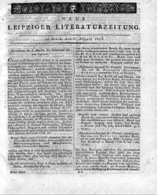 1803-08-31 : 27. Stück.