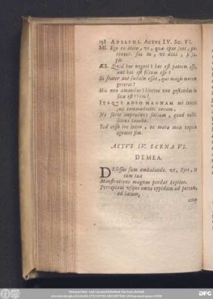 Actus IV. Scena VI.