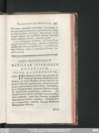 Usus Musculorum Maxillam Inferiorem Moventium.
