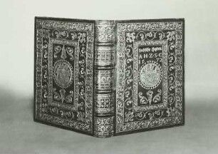 Forstzeichenbuch der Lochauer Heide, Einband von Jakob Krause : Forstzeichenbuch, 1572