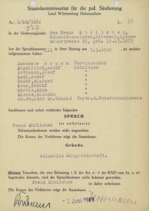 Ehrlicher, Franz