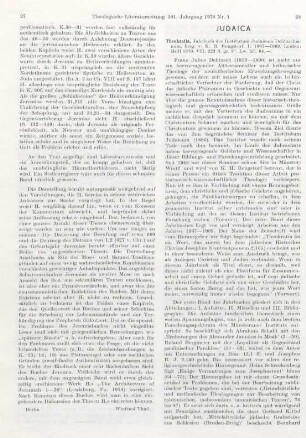 28-29 [Rezension] Theokratia. Jahrbuch des Institutum Judaicum Delitzschianum