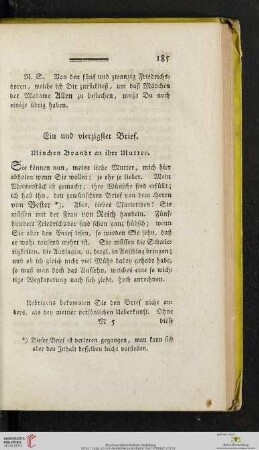 (Ein und vierzigster Brief - Fünf und vierzigster Brief)