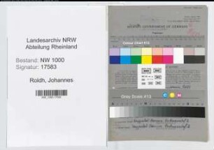 Entnazifizierung Johannes Roldh, geb. 01.07.1903 (Dentist)