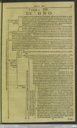 Tabula XIV. De Uno