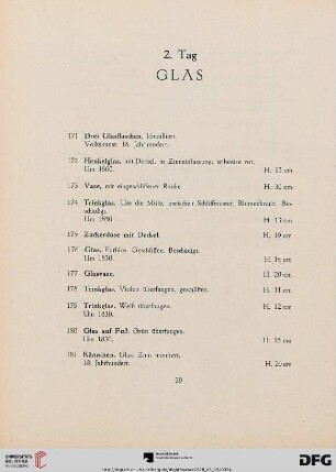 Glas (Nr. 171-218)
