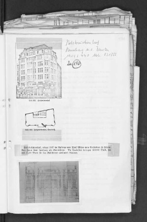 Zu 190. Abb. 831. Holzbrückenhof. Abb. 832. Holzbrückenhof, Grundriß.