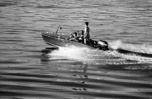 Münsterlingen: Schnellboot in Fahrt