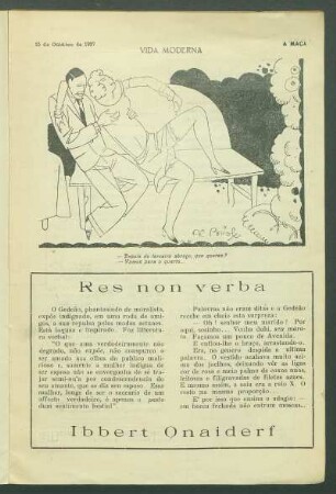 Res non verba