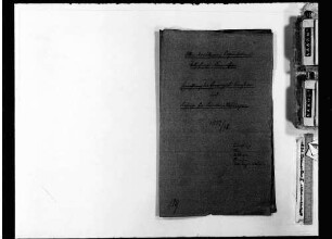 Einrichtung von Provizialkanzleien in Ellwangen (Ostalbkreis), Ludwigsburg, Reutlingen, Rottenburg (Lkr. Tübingen), Tübingen und Ulm sowie Fürsorge für die Beamtenwohnungen an diesen Orten