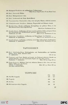 Tapisserien (Nr. 178-180)