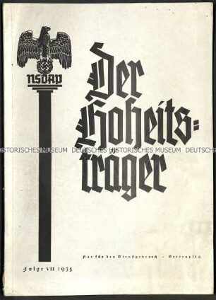NS-Zeitschrift Der Hoheitsträger, 2. Jg. (1938), Heft 7