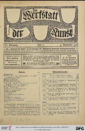 Heft 6 (9. November 1908)
