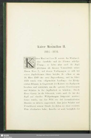 Kaiser Maximilian II. : 1564-1576