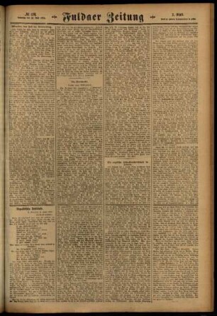 Zweite Ausgabe vom Samstag, den 10. Juni 1916.