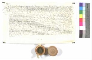 Melchior König, Kapitelskastner zu Nördlingen, erhält als Träger des Kapitels von Propst Johann Jakob zu Ellwangen das Lehen zu Röhlingen.