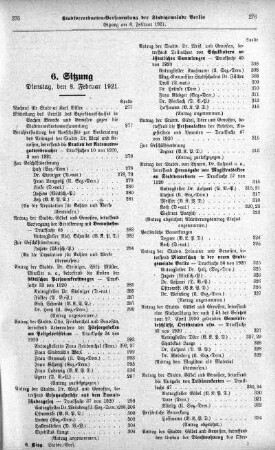 Sitzung 6, 8. Februar 1921