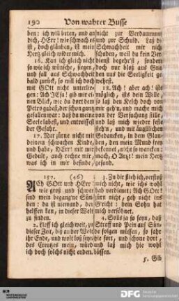 Von wahrer Busse und Bekehrung.