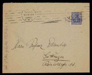 Brief von Franz Rosenzweig und Adele Rosenzweig an Rudolf Ehrenberg