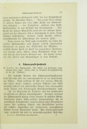 6. Schwarzwald-Hochland