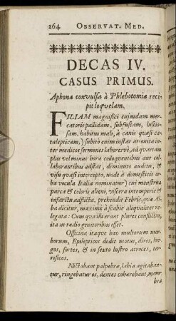 Casus Primus.