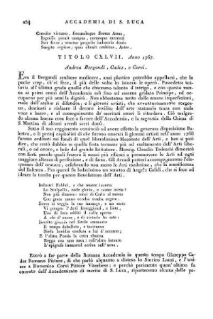 Titolo CXLVII.