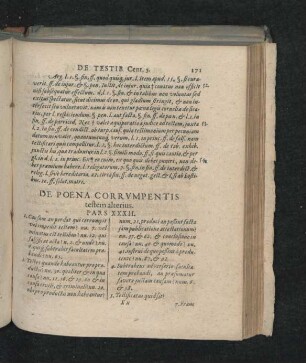 De Poena Corrumpentis testem alterius. Pars XXXII.