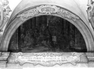 Freskenzyklus zum Leben des heiligen Franziskus von Paola, Der heilige Franziskus von Paola heilt einen Besessenen