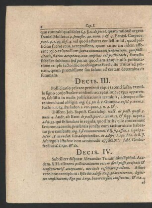 Decis. IV.