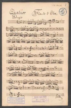 Flauto ô Oboe