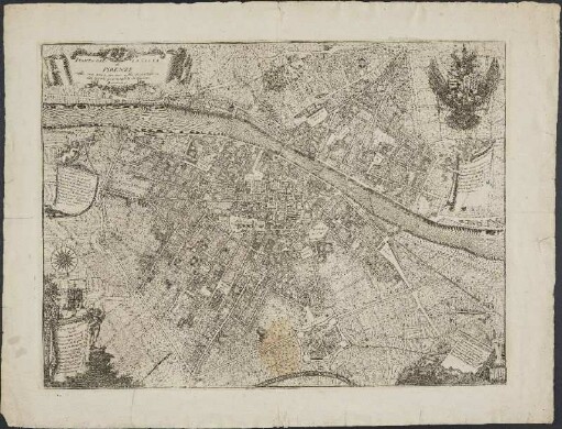 Pianta della citta di Firenze