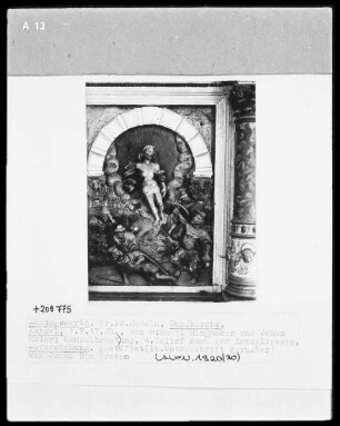 Viertes Relief nach der Kanzeltreppe, Auferstehung