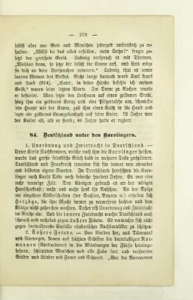 84. Deutschland unter den Karolingern