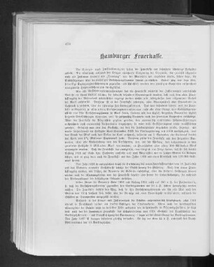 Hamburger Feuerkasse.