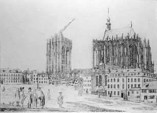 Köln, Dom St. Peter und St. Maria (graph. Darstellung)