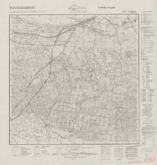 3077 Podgorz, Topographische Karte 1:25000 (4cm - Karte)