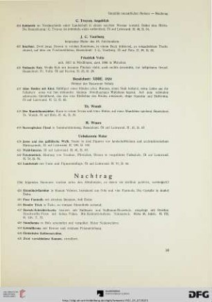 Nachtrag (Nr. 424-431)