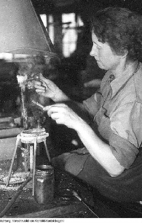 Dresden, VEB Bau-Union Dresden, neue Maurer-Methode, Juli 1952