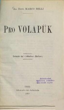 Pro Volapük