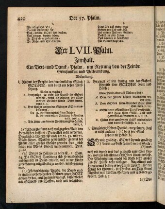 420-426, Der LVII. Psalm