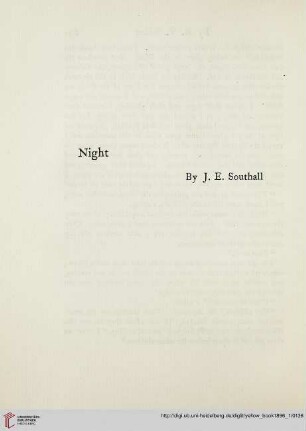 Plate: Night by J. E. Southall